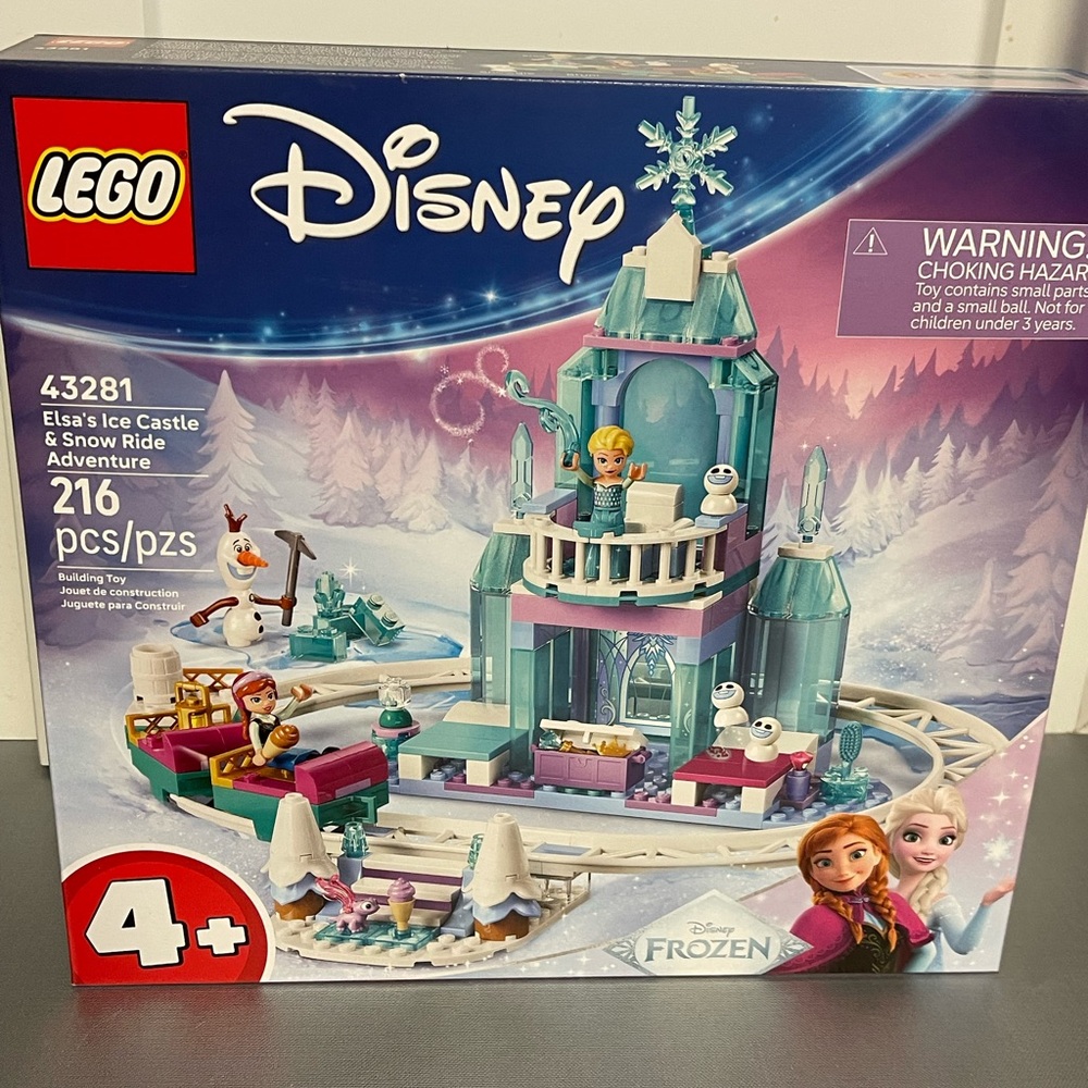 LEGO Disney Elsa's Ice Castle & Snow Ride Adventure 43281 216Pieces 4+NIB Sealed